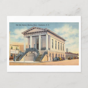 Alter Stadtmarkt in Charleston, South Carolina, Postkarte