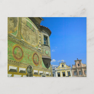 Alter Stadtplatz umgeben von Renaissancehäusern au Postkarte