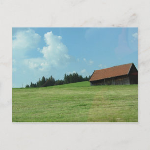 Alter Stall auf der Hillside Postkarte