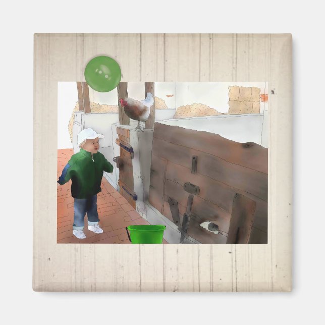 Alter Stall Magnet (Vorne)