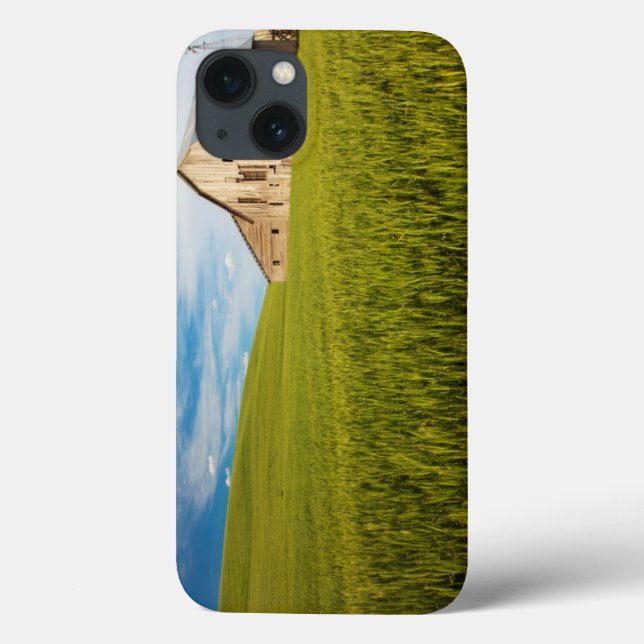 Alter Stall, umgeben von Weizenfeld 2 Case-Mate iPhone Hülle (Rückseite)