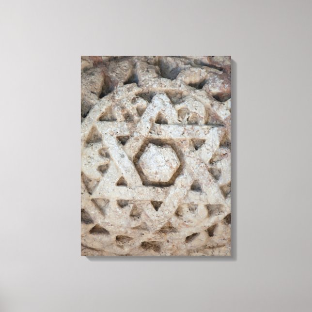 Alter Star von David Carving, Israel Leinwanddruck (Vorderseite)