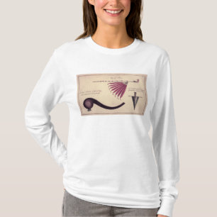 Alter Tomahawk, Friedenspfeife und Dolch, c.1590 T-Shirt