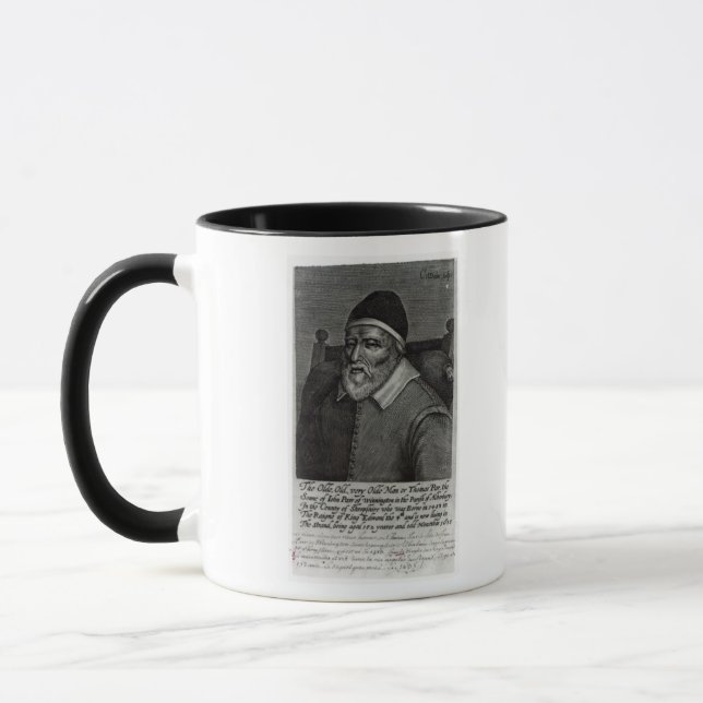 Alter TomParr, 1635 Tasse (Links)