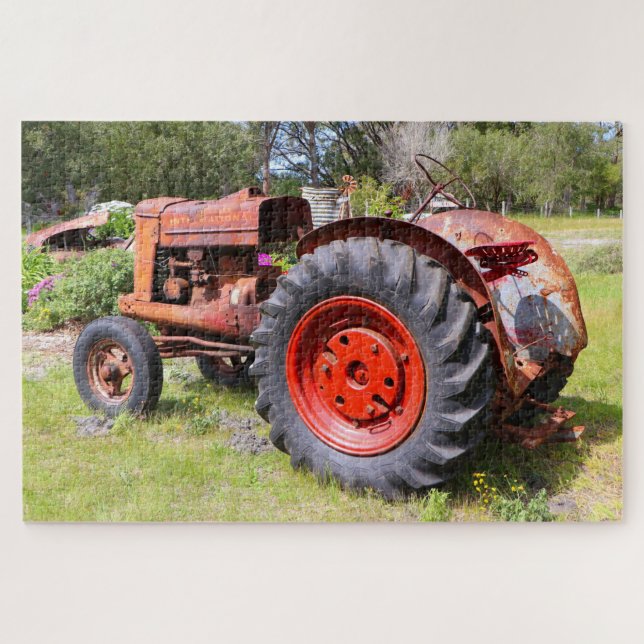 Alter Traktor, Australien Puzzle (Horizontal)