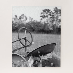 Alter Traktor für Langgras Puzzle