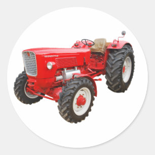 Alter Traktor Güldner G 75 AS Runder Aufkleber