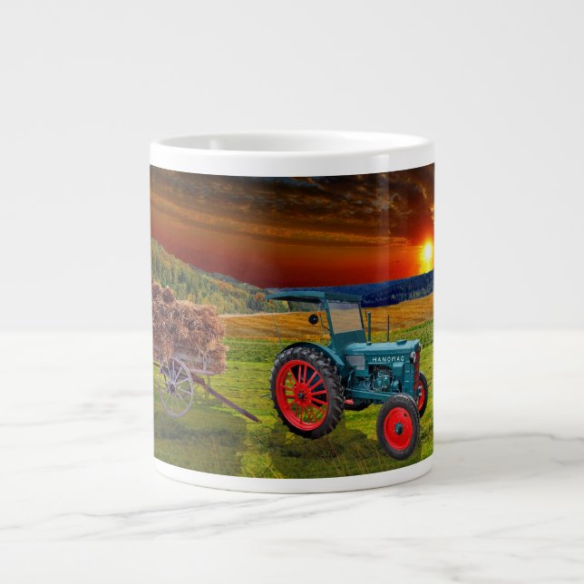 Alter Trecker Jumbo-Tasse (Vorderseite)