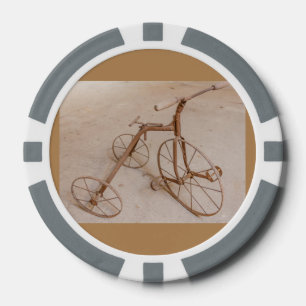 ALTER TRICYCLE 1928 CLAY POKER CHIPS