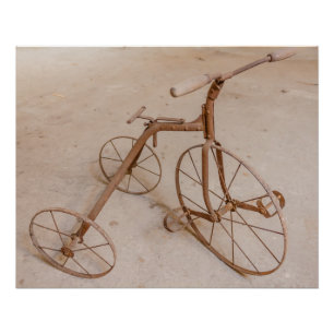 ALTER TRICYCLE 1928 PERFEKT POSTER