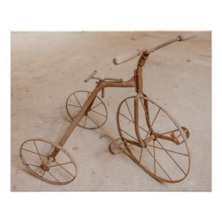 ALTER TRICYCLE 1928 PERFEKT POSTER