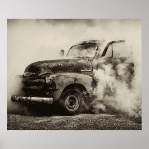Alter Truck Burnout Poster