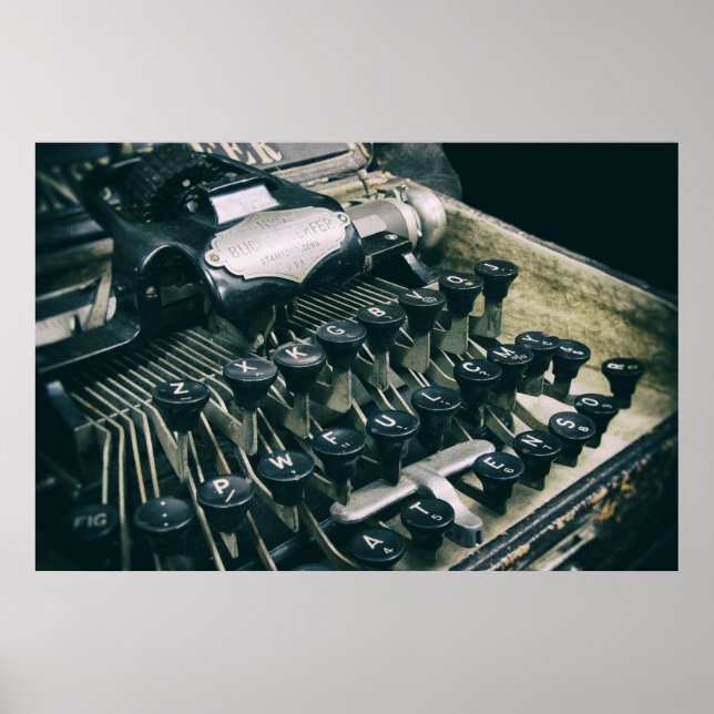 ALTER TYPEWRITER POSTER (Vorne)
