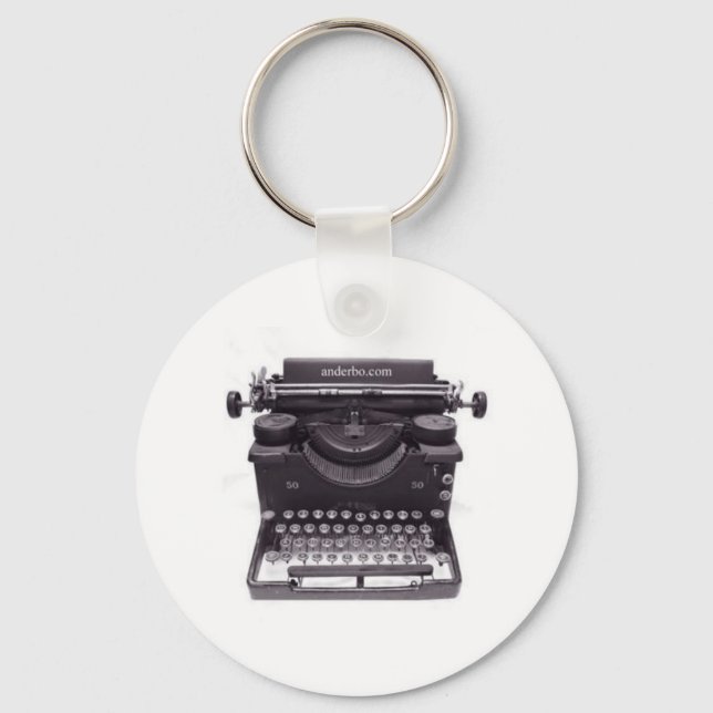 ALTER TYPEWRITER SCHLÜSSELANHÄNGER (Vorderseite)
