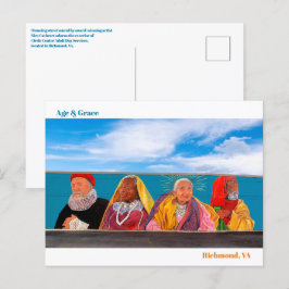 Alter und Grace Postkarte