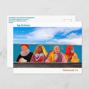 Alter und Grace Postkarte