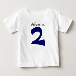 Alter und Name Anpassbar 1. Geburtstagshirt Baby T-shirt
