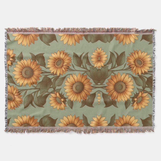 Alter und Sonnenblumen II Decke (Vorderseite)