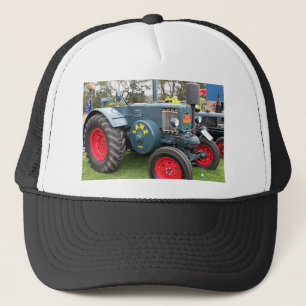 Alter Vintage Lanz Bulldog Traktor landwirtschaftl Truckerkappe