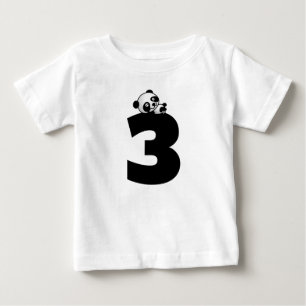 Alter von drei 3 Jahren Panda Bären T - Shirt