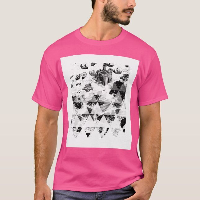 Alter von Empires Wololo Schwarz und Weiß T-Shirt (Vorderseite)