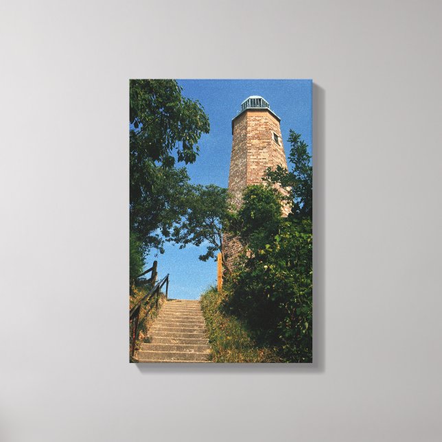 Alter Wächter von Kap Henry Leinwanddruck (Vorderseite)