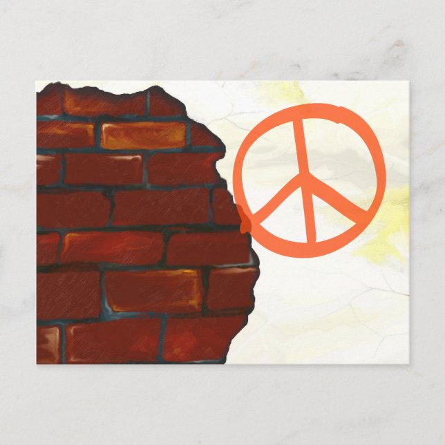 Alter Wandhintergrund, Postkarte (Vorderseite)