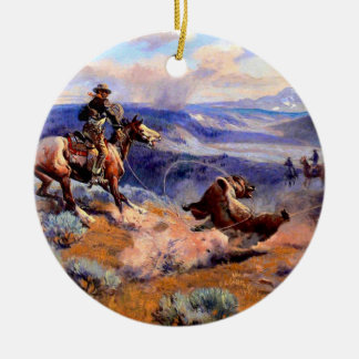 Alter Westen Keramik Ornament