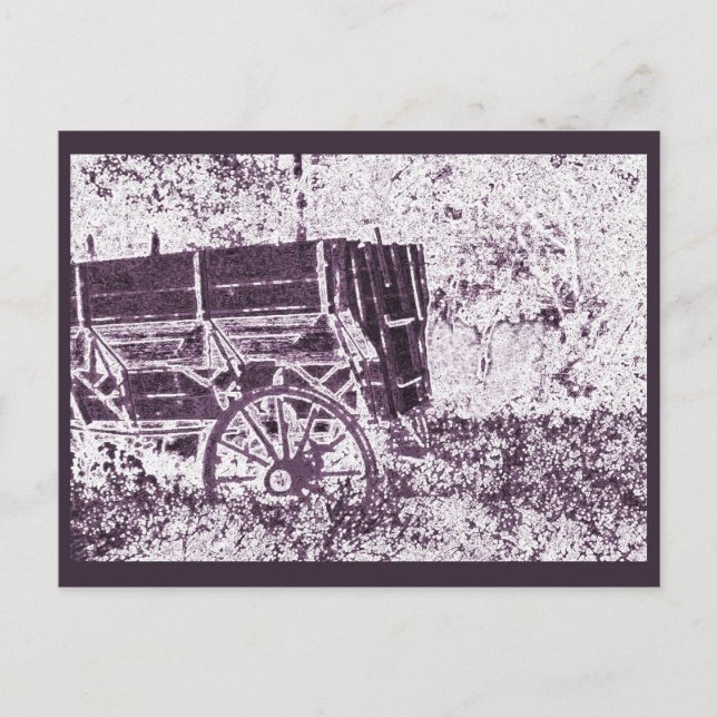 Alter Westen Postkarte (Vorderseite)