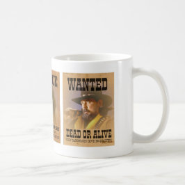 Alter Westen wollte Plakate Tasse