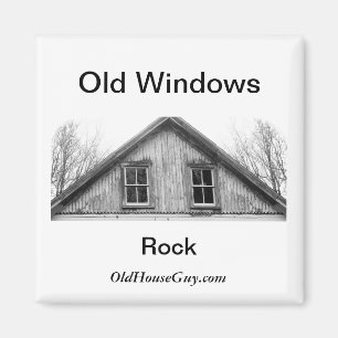 Alter Windows-Felsen Magnet
