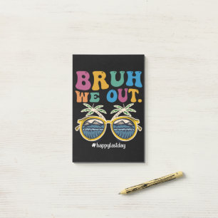 Alter wir sind raus Letzter Schultag Lehrer  Post-it Klebezettel