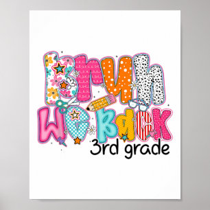 Alter, wir sind zurück, 3. Klasse, erster Schultag Poster