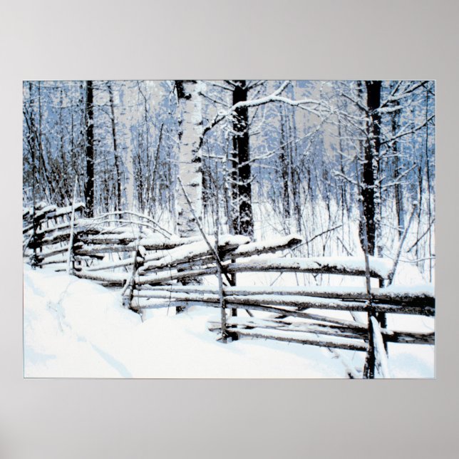 alter Zaun Poster (Vorne)