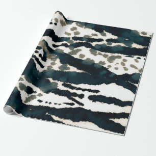 Alter Zebra Print. Gray Zebra Rough Print. Gray Ze Geschenkpapier