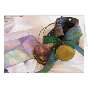 Alter Zeit-Babyschuh u. Locket