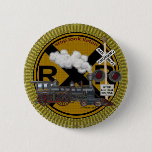 Alter Zug runder Stift Button