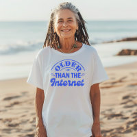 Ältere als das Internet lustig Vintager erwachsene