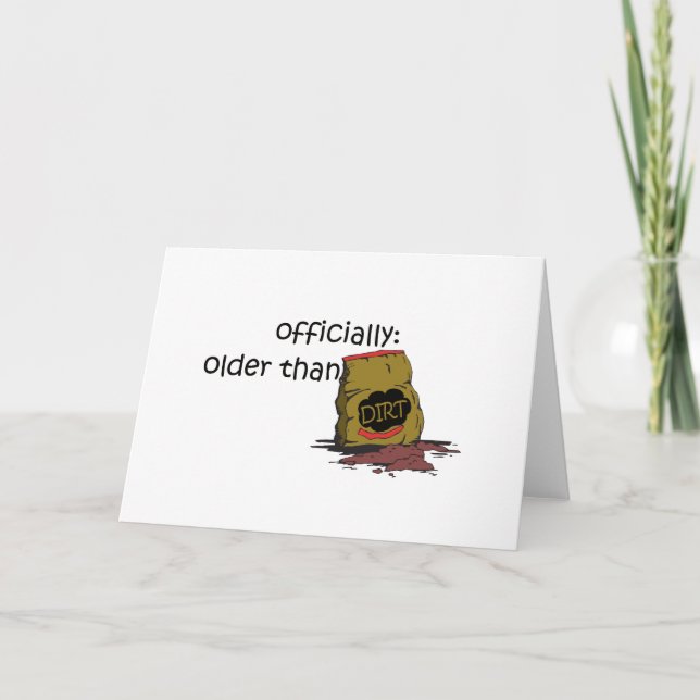 Ältere als Dirt Karte (Vorderseite)