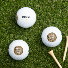 Ältere als schmutzige Golfbälle