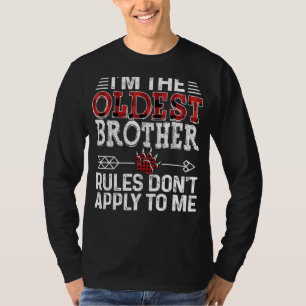 Ältere Bruderregeln gelten für mich nicht Kariert T-Shirt