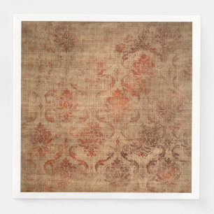 Ältere Damaskettextur Serviette