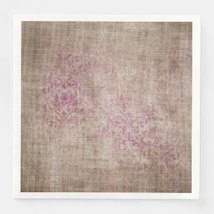 Ältere Damaskettextur Serviette