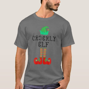 Ältere Elf Familie Matching Weihnachten Funny Gesc T-Shirt