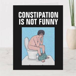 ÄLTERE, FUNNIERENDE KONSTIPATION BIG GEBURTSTAGSKA KARTE