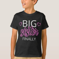 Ältere Geschwister Big Sister Gift Big Sister endl
