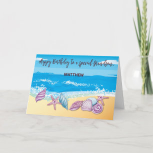 Ältere Grandson zum Geburtstag Personalisiert mit Karte