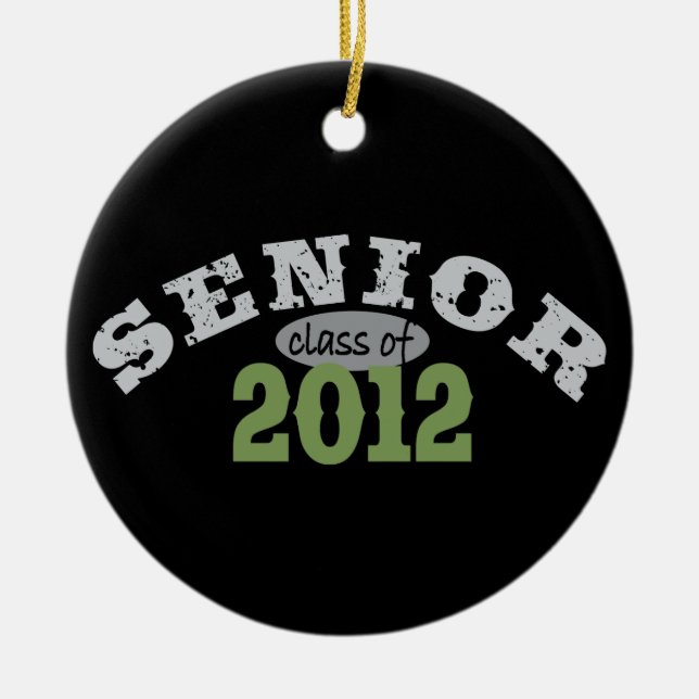 Ältere Klasse von 2012 Keramikornament (Vorne)