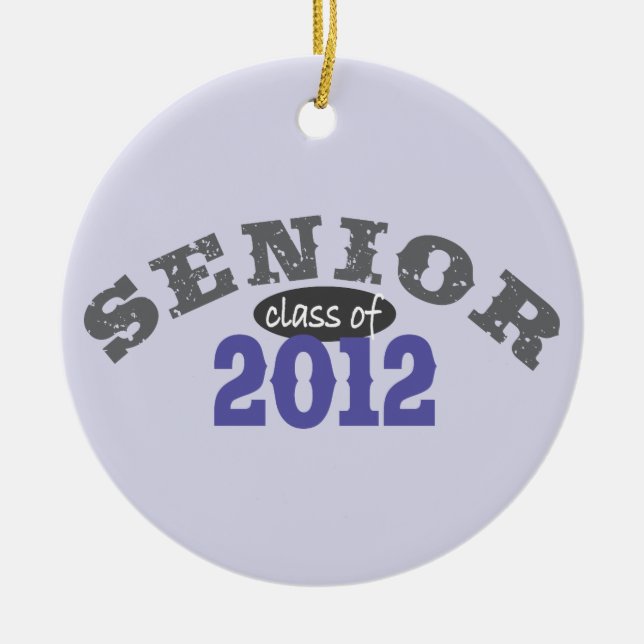 Ältere Klasse von 2012 Keramikornament (Vorne)