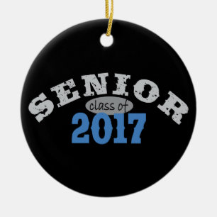 Ältere Klasse von Blau 2017 Keramik Ornament
